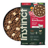 Instinct RawBoost en bolsa de 20 libras para perros con proteína alta
