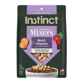 Instinct RawBoost complemento para perros, sin granos, aporta sabor y nutrición al plato diario.