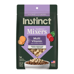 Instinct RawBoost mezcla funcional en bolsa mejora sabor y nutrición de cada comida.