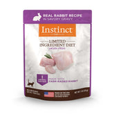 Instinct Topper conejo real en salsa: sabor natural para apoyar digestión saludable