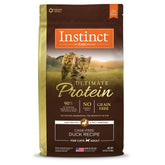 Instinct Ultimate Protein, saco de 4 lb, pato real, dieta seca premium para gatos.