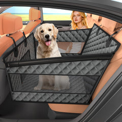 Instraella asiento para perro grande en coche con espacio adicional para estirarse