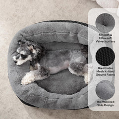 Superficie suave de peluche INVENHO, ideal para descansar y reducir ansiedad.