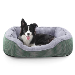 Cama INVENHO mediana para perro con superficie de felpa suave y cálida