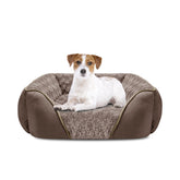 INVENHO cama para perro mediano rectangular ofrece soporte suave para cabeza y cuello.