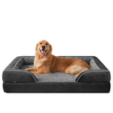Invensho Cama para perro XL con espuma tipo huevo ofrece soporte cómodo