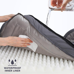INVENHO Cama; funda lavable con cremallera para limpieza rápida