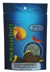 Empaque práctico de Invert Aquatics con discos de algas mini para almacenamiento