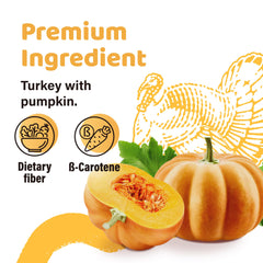 iPaw Premios de pavo: anillo calabaza, perfecto para reforzar conductas durante el entrenamiento.
