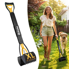 iPetba recolector heces perro, mango largo, facilita limpieza sin doblarte
