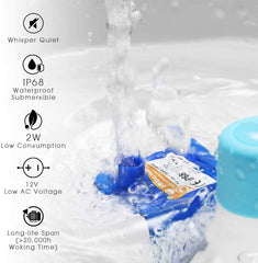 iPettie Tritone con filtración dual para agua más limpia.
