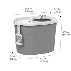 IRIS USA caja cerrada para control de olores en la habitación.