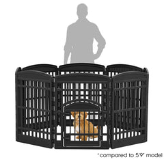 IRIS USA Dog Playpen Espacio 63x63 Altura 34, más área para descansar