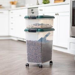 IRIS Remington: contenedor para comida de gato de 11 libras con tapa sellada