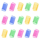 ISMARTEN muelle para gato de colores brillantes en un pack de 100, ideal para juego.