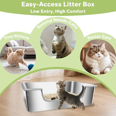 IXARO diseño abierto para gatos tímidos mejora la observación y seguridad.