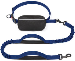 iYoShop Correa para perro manos libres con bolsa con cremallera para teléfono.