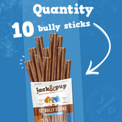 jack-pup paquete de 10 palitos para sesiones de masticación