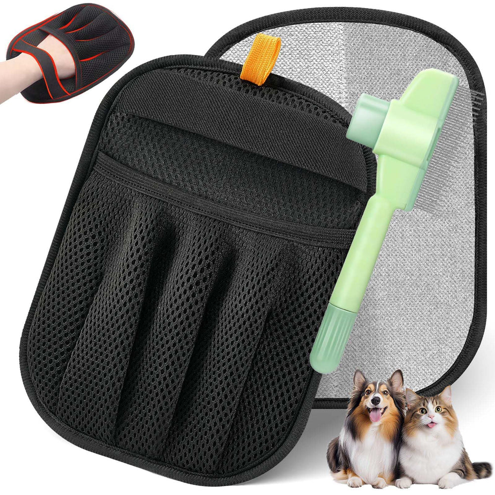 Guante electrostático Jadesiegel, recoge pelo de muebles para limpieza rápida.