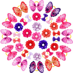 Lazo Janinka para perros con 36 piezas coloridas, ideal para peinar y decorar