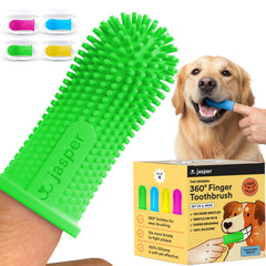 Cepillo Jasper para perros: limpieza 360° para dientes sanos.