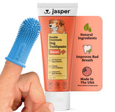 Jasper kit cepillado dental para perros, mejora la higiene oral diaria.