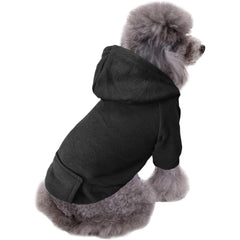 Jecikelon sudadera con capucha para perro pequeño, mantiene calor en paseos