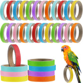 Jenaai: conjunto de 24 juguetes masticables para aves, entretenimiento diario.