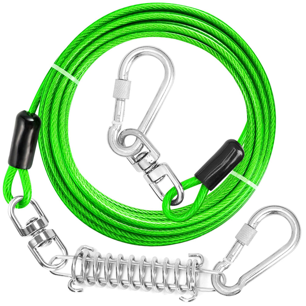 Jenico cable para perro 10ft, seguridad y libertad en el jardín