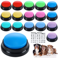 Jerify botones de voz para perros y gatos en paquete de 16 para entrenamiento.