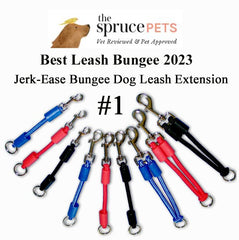 JERK-EASE muestra cuatro tallas disponibles para perros de cada tamaño.
