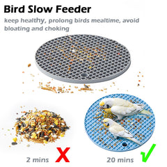 Jevnd juguete de forrajeo para aves, dos piezas, fomenta actividad y reduce el aburrimiento.