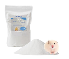JFWOD hamster banio arena desierto 3lb, higiene suave y segura para hámster.