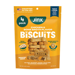 Galletas Jinx con hueso de pollo crujiente para premiar a tu perro