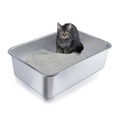 Caja JKQADWD de acero inoxidable con alto borde para menos salpicaduras