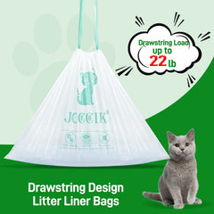 Liner LDPE extragrueso de Joccik, evita olores y derrames.