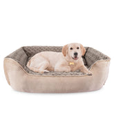 JOEJOY cama rectangular para perros grande, soporte ortopédico y descanso cómodo.