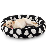 JOEJOY Cama para Perro Redonda, vista frontal, confort inmediato para siestas.