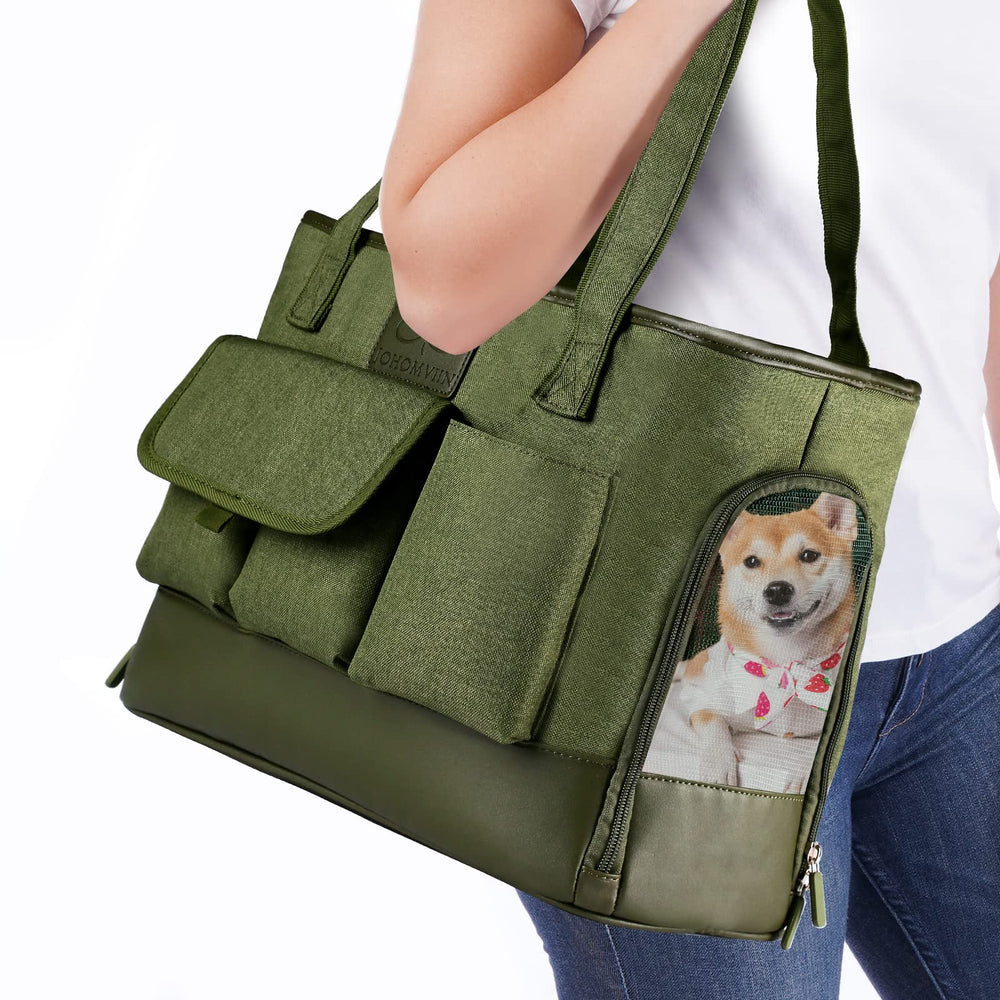 Johomviin transportín, vista general, cómodo para viajes con mascotas.