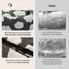 JOEJOY cama para perro mediano relleno espuma de soporte; mayor confort