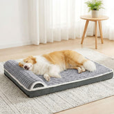 Cama Jolifield ortopédica para perros con espuma huevo para descanso cómodo