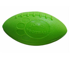 Jolly Pets FĂştbol canino de 8 pulgadas en verde manzana, ideal para juego activo.