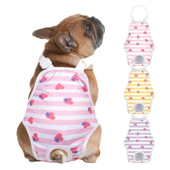 Pañales Jollywoods para perro, ajuste de cintura seguro para perros activos.