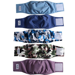 JoyDaog bandas reutilizables para perros machos, talla L, ajuste cómodo y reutilizable.