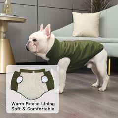 JoyDaog forro polar suave mantiene al perro cómodo en frío y caminatas nocturnas.