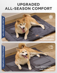 Joydeco colchon de alta densidad ofrece soporte cómodo para mascotas.