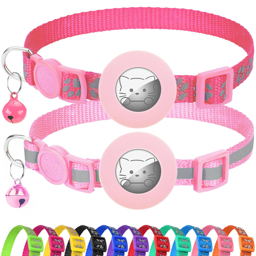 Collar Joytale con porta AirTag para rastreo en tiempo real.