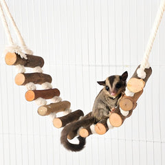 Joyzan escalón de madera para aves, fácil de instalar y resistente para mordisqueos.