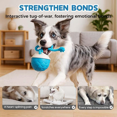 juguete perro interactivo con carga USB para sesiones sin pilas.