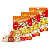 Jungle Calling: hueso nudo wrap pollo de 6,5 pulgadas para masticación prolongada